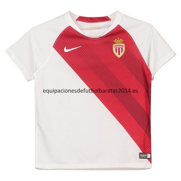 Nuevo Camisetas Ninos AS Monaco 1ª Liga 18/19 Baratas