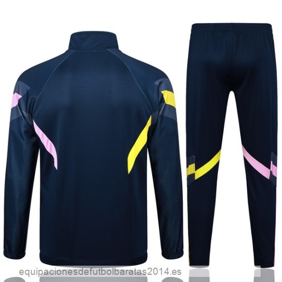 Conjunto Completo Ropa Deportiva Con Cremallera Larga Juventus 24/25 Azul Marino I Rosa Baratas