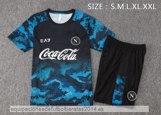 Entrenamiento Conjunto Completo Napoli 24/25 Azul Marino Baratas