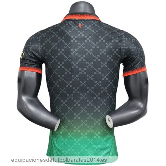 Nuevo 4ª Jugadores Camiseta AC Milan 24/25 Verde Negro Baratas