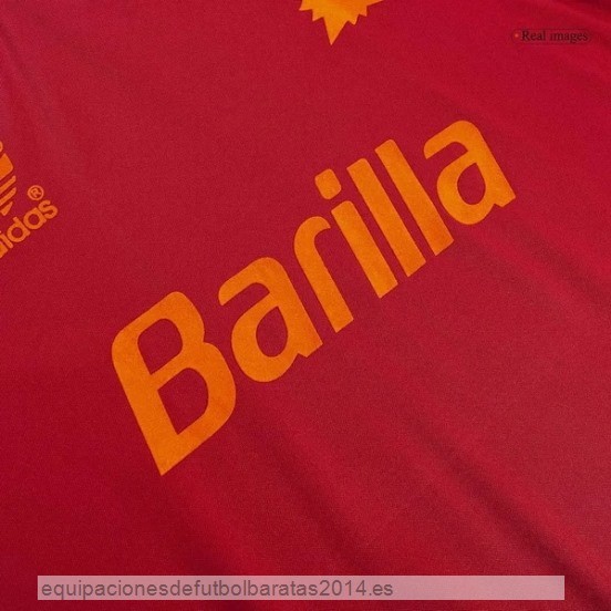 Nuevo Camiseta 1ª Equipación As Roma Retro 1992 1994 Baratas