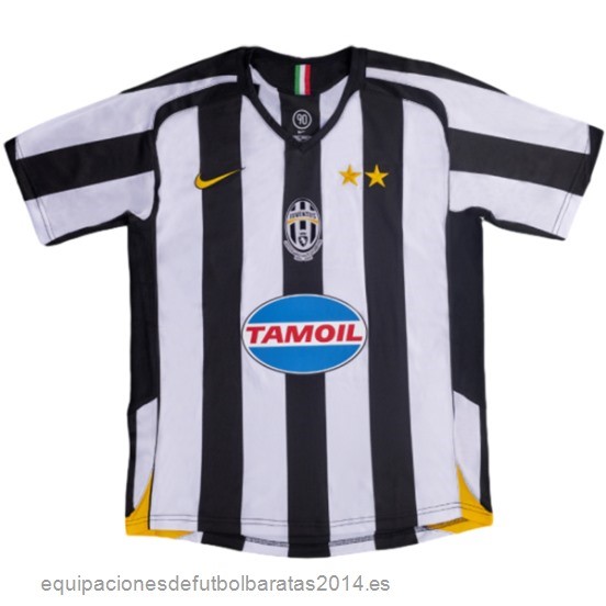 Nuevo Camiseta 1ª Equipación Juventus Retro 2005 2006 Baratas