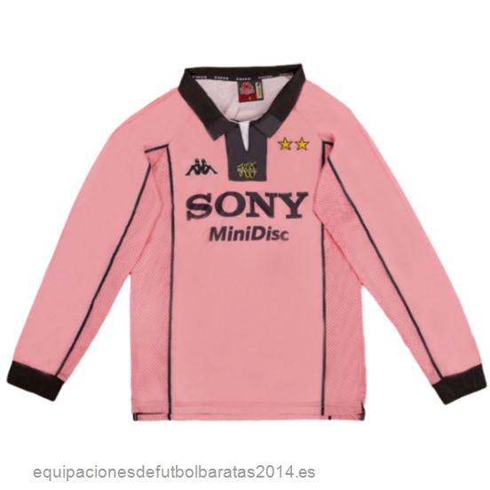 Nuevo Camiseta 2ª Equipación Manga Larga Juventus Retro 1997 1998 Baratas