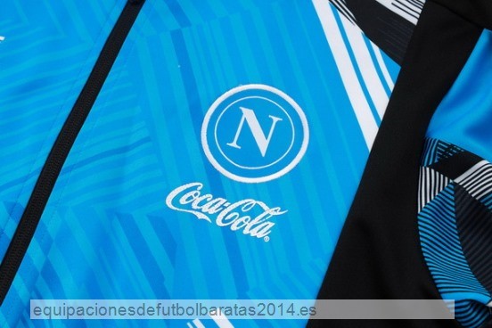 Ropa Deportiva Con Cremallera Larga Napoli 24/25 Azul Baratas
