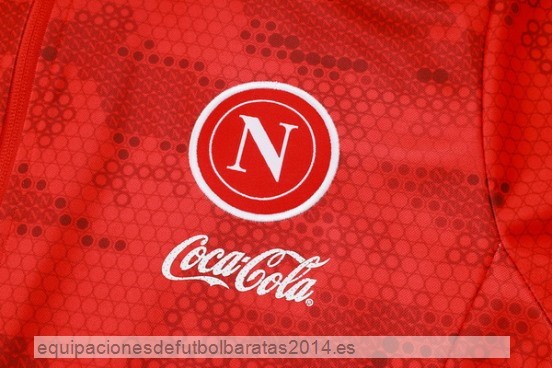 Ropa Deportiva Con Cremallera Larga Napoli 24/25 Rojo Baratas