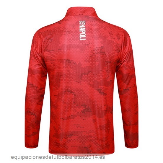 Ropa Deportiva Con Cremallera Larga Napoli 24/25 Rojo Baratas