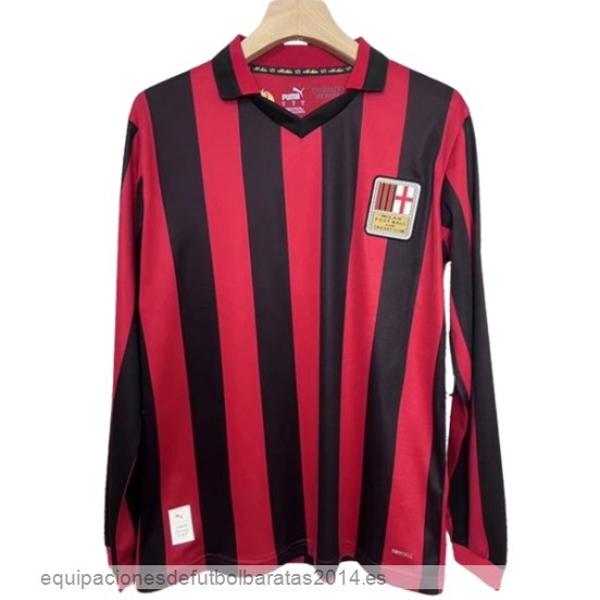 Tailandia Especial Camiseta Manga Larga AC Milan 24/25 Rojo Baratas