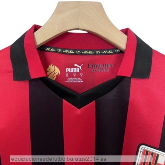 Tailandia Especial Camiseta Manga Larga AC Milan 24/25 Rojo Baratas