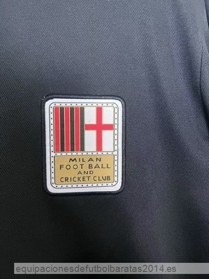 Tailandia Especial Portero Camiseta Manga Larga AC Milan 24/25 Negro Baratas