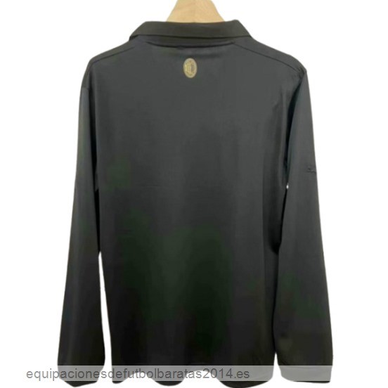 Tailandia Especial Portero Camiseta Manga Larga AC Milan 24/25 Negro Baratas