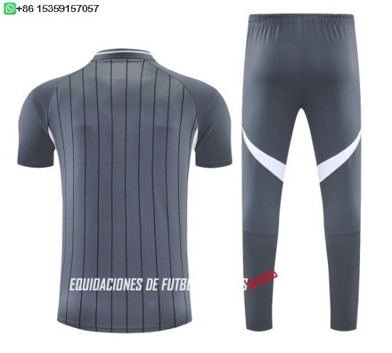 Nuevo Conjunto Completo Polo Bayern Múnich 26/27 Gris Rojo Blanco Baratas