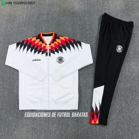 Nuevo Conjunto Completo Ropa Deportiva Con Cremallera Larga Alemania 2026 Negro Blanco Rojo Baratas