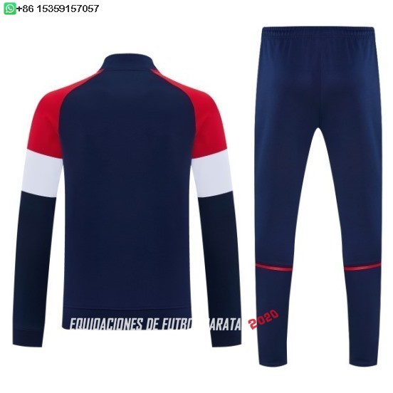 Nuevo Conjunto Completo Ropa Deportiva Con Cremallera Larga Bayern Múnich 26/27 Azul Rojo Blanco Baratas