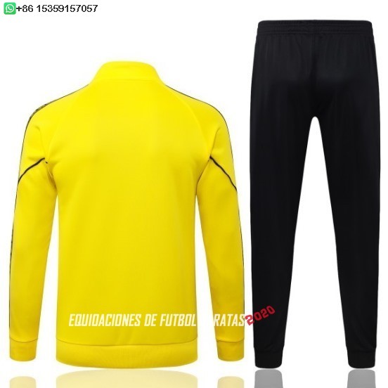 Nuevo Conjunto Completo Ropa Deportiva Con Cremallera Larga Borussia Dortmund 25/26 Amarillo Negro Baratas