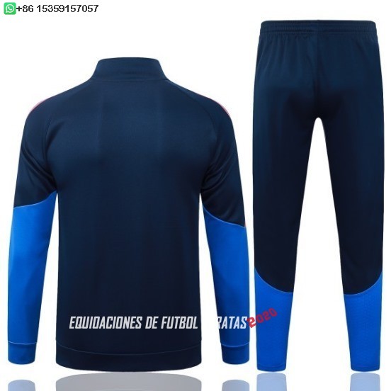 Nuevo Conjunto Completo Ropa Deportiva Con Cremallera Larga Colombia 2026 Azul Amarillo Baratas