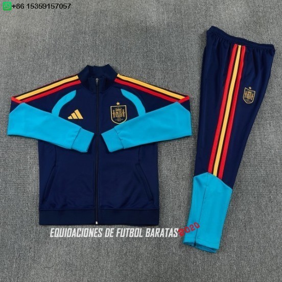 Nuevo Conjunto Completo Ropa Deportiva Con Cremallera Larga España 2026 Azul I Marino Baratas
