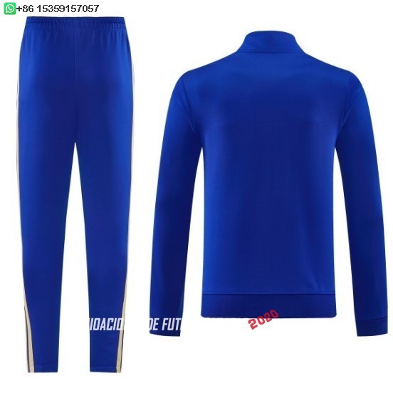 Nuevo Conjunto Completo Ropa Deportiva Con Cremallera Larga Italia 2026 Azul Amarillo Baratas