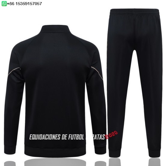 Nuevo Conjunto Completo Ropa Deportiva Con Cremallera Larga Portugal 2026 Negro Amarillo Baratas