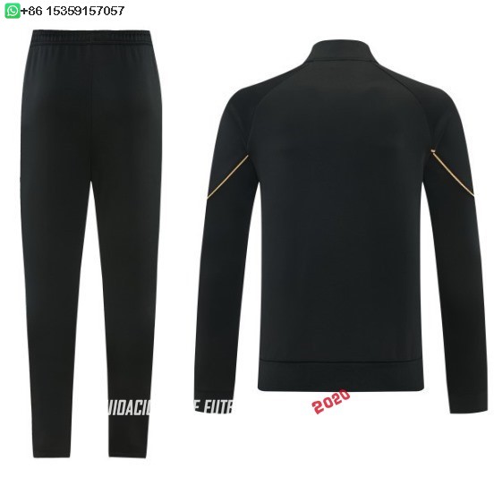 Nuevo Conjunto Completo Ropa Deportiva Con Cremallera Larga Portugal 2026 Negro I Amarillo Baratas