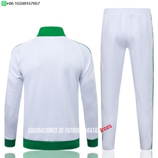 Nuevo Conjunto Completo Ropa Deportiva Con Cremallera Larga Senegal 2026 Blanco Baratas