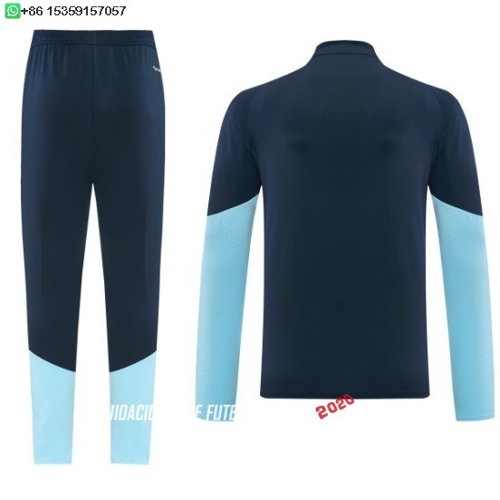 Nuevo Conjunto Completo Sudadera Entrenamiento Argentina 2026 Azul II Marino Baratas