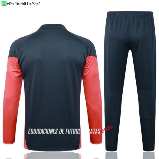 Nuevo Conjunto Completo Sudadera Entrenamiento Bayern Múnich 25/26 Gris Naranja Baratas