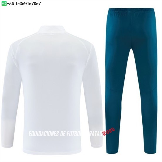 Nuevo Conjunto Completo Sudadera Entrenamiento Portugal 2026 Blanco Verde Rojo Baratas