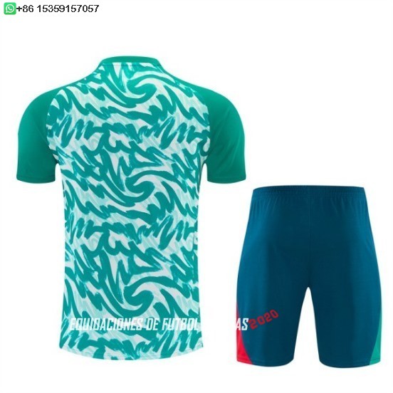 Nuevo Entrenamiento Conjunto Completo Portugal 2026 Verde Claro Baratas