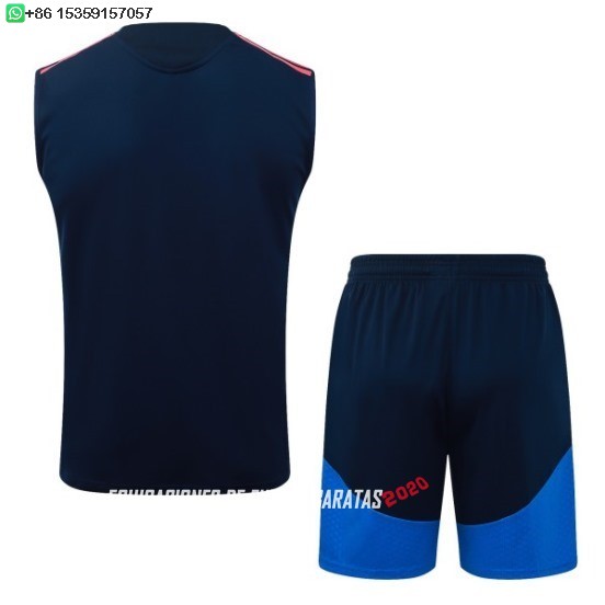 Nuevo Entrenamiento Sin Mangas Conjunto Completo Colombia 2026 Azul Amarillo Baratas