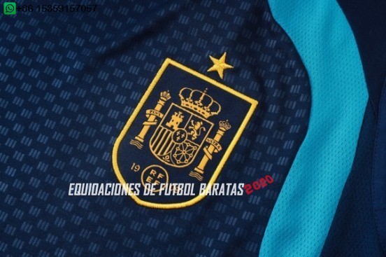 Nuevo Entrenamiento Sin Mangas España 2026 Azul Baratas