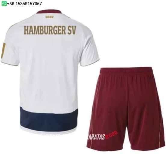 Nuevo Especial Conjunto De Hombre Hamburgo S.V 25/26 Blanco Azul Baratas