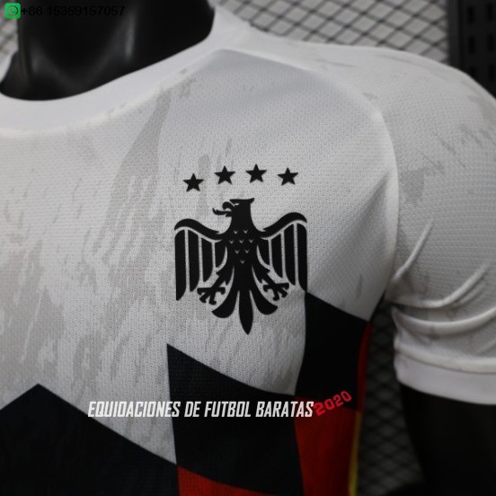 Nuevo Especial Jugadores Camiseta Alemania 2026 Blanco Negro Amarillo Baratas