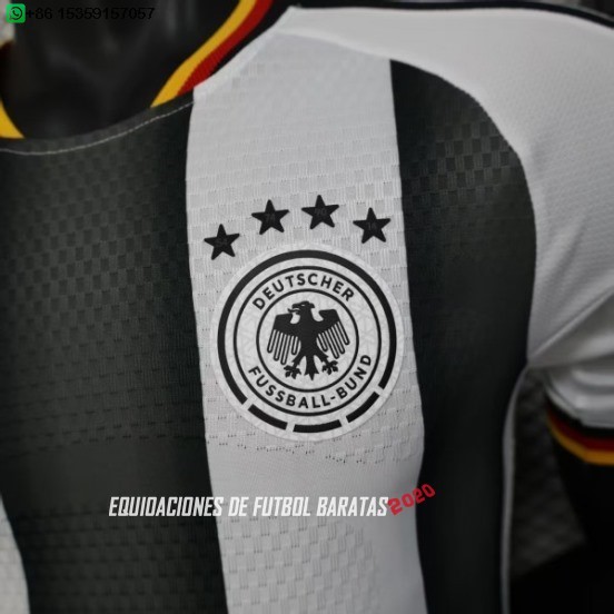 Nuevo Especial Jugadores Camiseta Alemania 2026 Blanco Negro Baratas