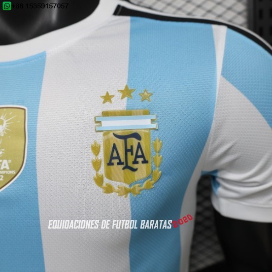 Nuevo Especial Jugadores Camiseta Argentina 2026 Azul IIIIII Blanco Baratas