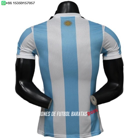Nuevo Especial Jugadores Camiseta Argentina 2026 Azul IIIIII Blanco Baratas