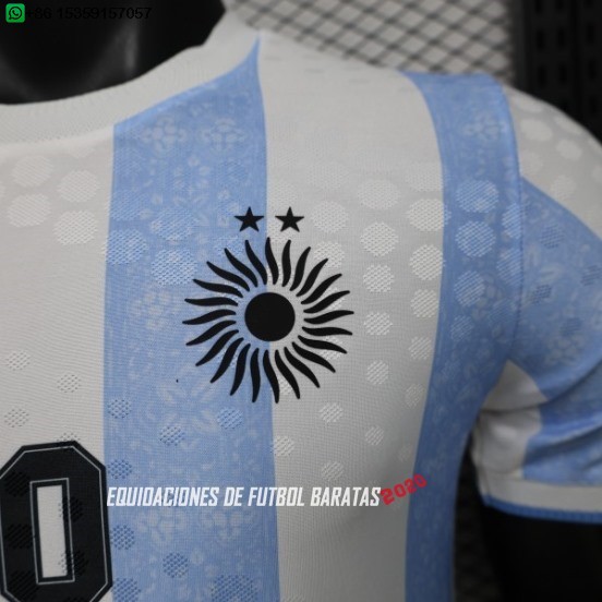 Nuevo Especial Jugadores Camiseta Argentina 2026 Azul IIII Blanco Baratas