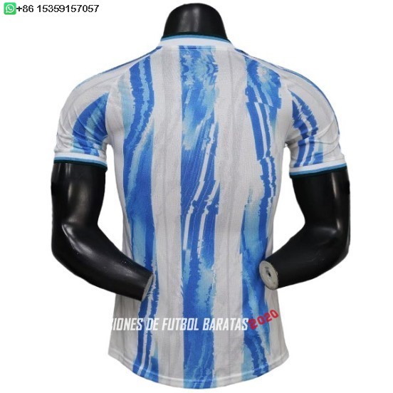 Nuevo Especial Jugadores Camiseta Argentina 2026 Azul III Blanco Baratas