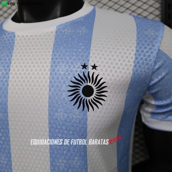 Nuevo Especial Jugadores Camiseta Argentina 2026 Azul II Blanco Baratas