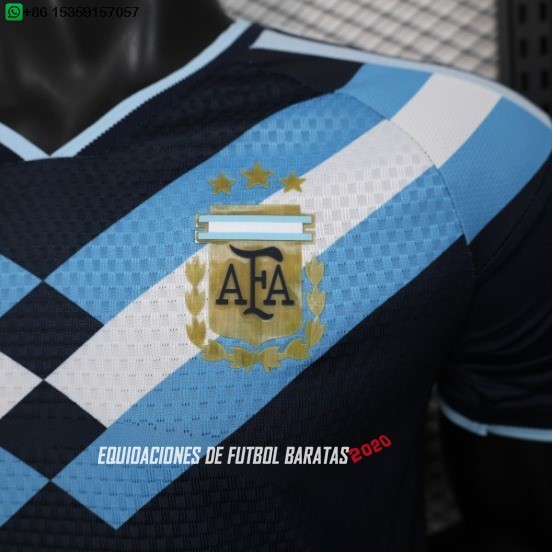 Nuevo Especial Jugadores Camiseta Argentina 2026 Azul Marino Blanco Baratas