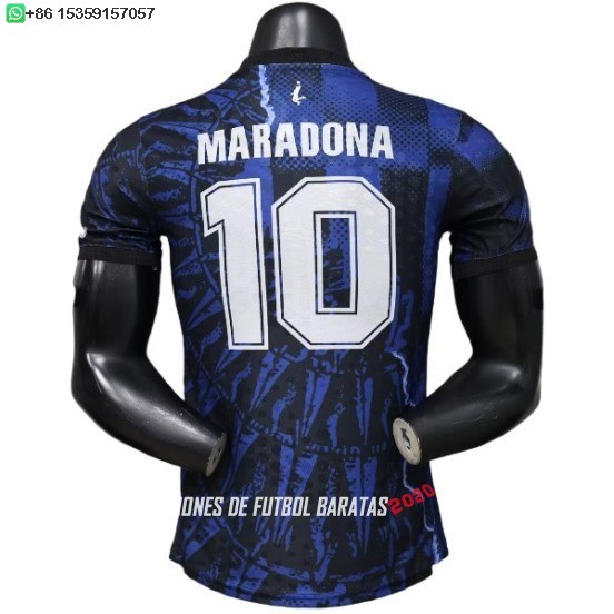 Nuevo Especial Jugadores Camiseta Argentina 2026 Azul Negro Baratas