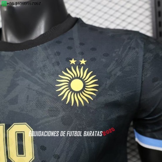 Nuevo Especial Jugadores Camiseta Argentina 2026 Negro Baratas