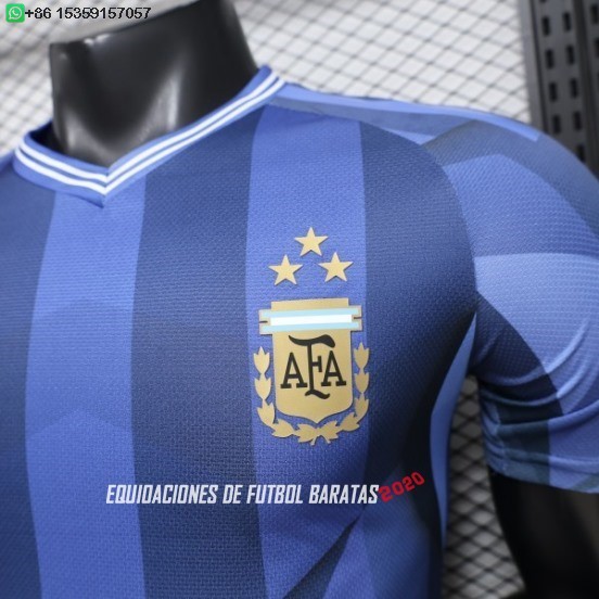 Nuevo Especial Jugadores Camiseta Argentina 2026 Purpura Azul Baratas