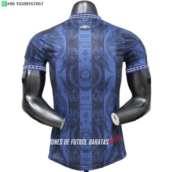 Nuevo Especial Jugadores Camiseta Argentina 2026 Purpura I Azul Baratas