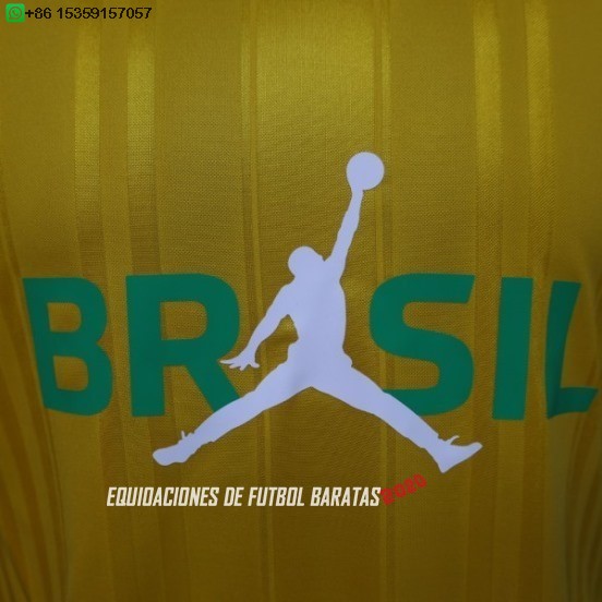 Nuevo Especial Jugadores Camiseta Brasil 2026 Amarillo Blanco Verde Baratas