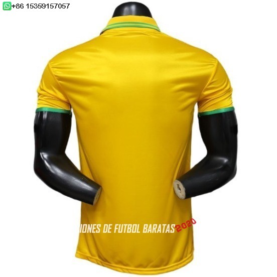 Nuevo Especial Jugadores Camiseta Brasil 2026 Amarillo Blanco Verde Baratas