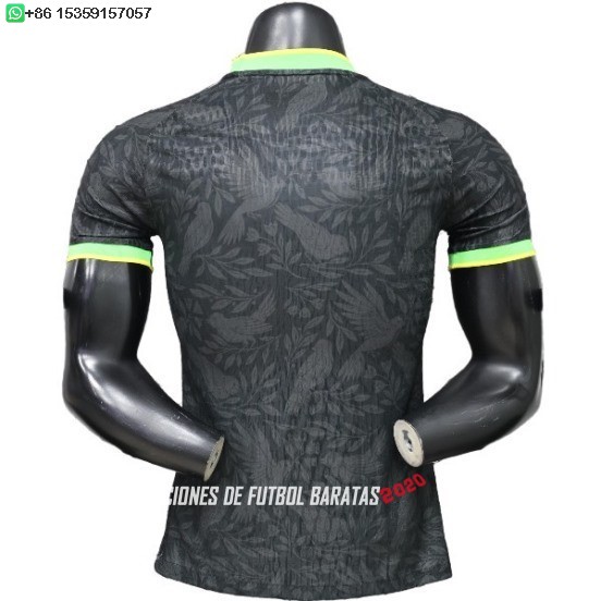 Nuevo Especial Jugadores Camiseta Brasil 2026 Negro Amarillo Verde Baratas