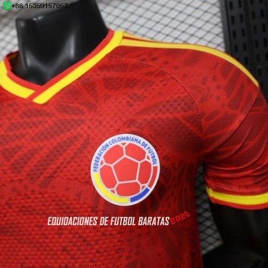 Nuevo Especial Jugadores Camiseta Colombia 2026 Rojo Amarillo Baratas