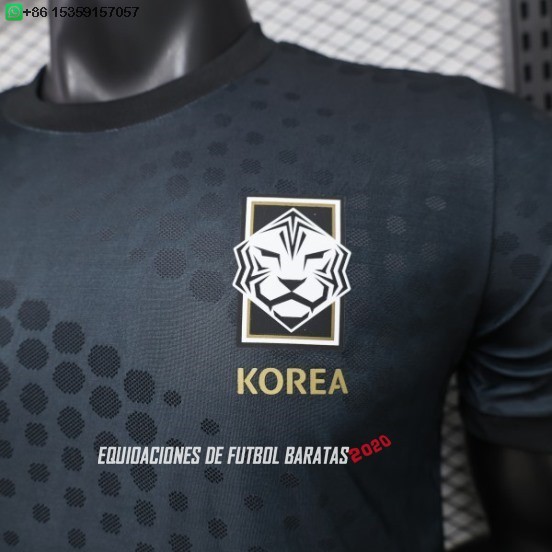 Nuevo Especial Jugadores Camiseta Corea 2026 Negro Baratas