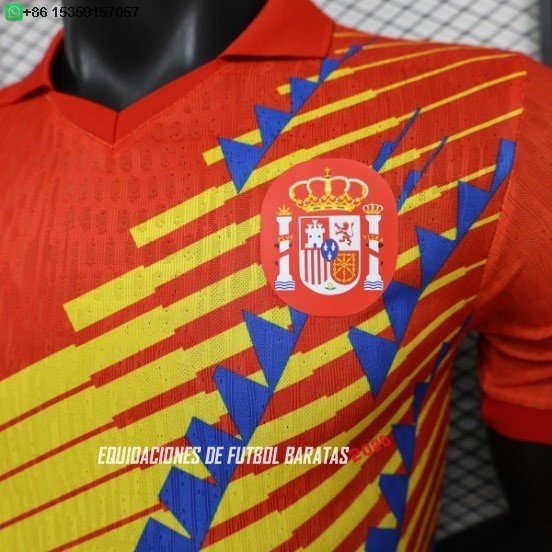 Nuevo Especial Jugadores Camiseta España 2026 Naranja Baratas