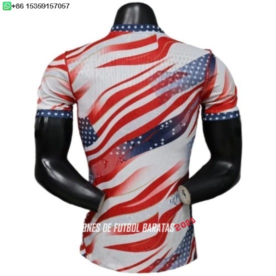 Nuevo Especial Jugadores Camiseta Estados Unidos 2026 Rojo Azul Blanco Baratas
